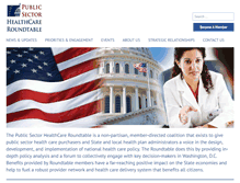 Tablet Screenshot of healthcareroundtable.org