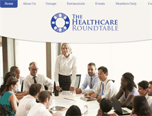 Tablet Screenshot of healthcareroundtable.com